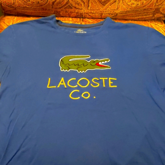 Lacoste Embroidered Crocodile T-Shirt - Picture 1 of 2